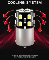 Ampoules LED universelles JIACHI 1156 6000K Blanc/Jaune/Rouge/Bleu/Vert/Rose pour camping-car, caravane, bateau, intérieur 12V DC