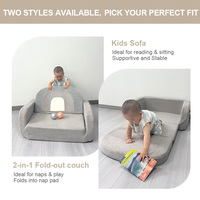 Canapé convertible extra large personnalisé pour enfants, canapé confortable pour tout-petits, fauteuil en peluche, canapé-lit pour bébé, pliable pour chambre à coucher, école