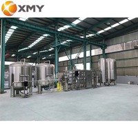 Système de traitement de l'eau potable par osmose inverse (RO) avec filtration, PLC et pompe, capacité de 5000 L/heure