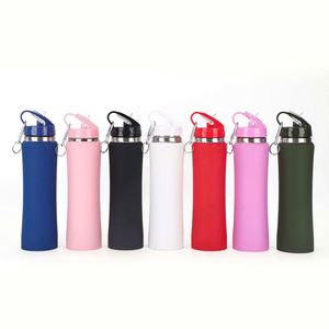 Cross-border Stainless Steel Vacuum Insulated Straw <b>Cup</b> Portable Outdoor Water Bottle <b>Large</b> Capacity Slim Waist Leak-Proof 6-12 - Product Image 1