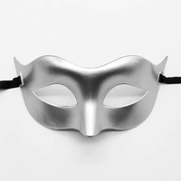 Masque de bal masqué élégant unisexe pour hommes et femmes, masque pour les yeux en PVC, accessoire de style classique pour fête d'Halloween