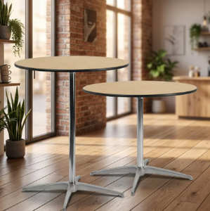 Modern HPL Wood <b>Bar</b> <b>Table</b> with Adjustable Height Customization for Commercial Use - Product Image 4