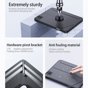 ซัพพลายเออร์ทองคำ ขายส่ง เคสแท็บเล็ตแบบตั้งได้หลายมุม สำหรับ iPad 10.9 นิ้ว และ 11 นิ้ว เคสบางเฉียบ ป้องกันการกระแทก - Product Image 6