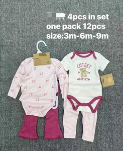 Set di Abbigliamento per Neonati all'Ingrosso, Set Comodo per Bambina e Bambino, Set di 4 Pezzi per Neonati - Product Image 5