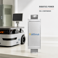 Battivus SA88 10500mAh 3.45V Lithium Ion Pouch Cell 358Wh/kg 790Wh/L 10C 105A 157.5A Baterai Pengisian Cepat untuk Drone Robot