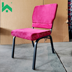 Échantillon gratuit chaises chaire d'église <span class=keywords><strong>à</strong></span> ossature métallique modernes meubles de théâtre en cuivre empilables bon marché en couleurs OEM - Product Image 5