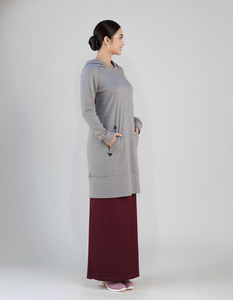 Conjunto de Sudadera Informal Musulmana de Otoño, Algodón, Transpirable, Deportivo, Precio de Fábrica, OEM - Product Image 3