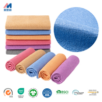 Paño de Limpieza de Microfibra Multiusos, Suave, Sin Bordes, Altamente Absorbente, Colorido y Personalizado, para Ventanas y Cocina, de Proveedor de Fábrica