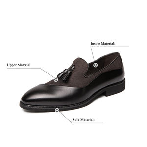 รองเท้าโลฟเฟอร์แฟชั่นใหม่ ไซส์ใหญ่ 38-44 สำหรับงานพรอม งานแต่งงาน ประดับพู่ห้อย - Product Image 3