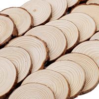Cartes de jalons de développement pour bébé en bois écologiques en gros, tranches de bois au design moderne, logo personnalisé pour l'artisanat DIY, cadeaux pour bébés