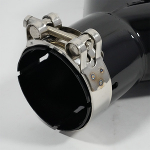 Suitable for BMW Models, Universal M <strong>Exhaust</strong> <strong>Pipe</strong> with Four Tips Upgraded, Black Carbon Fiber Dual <strong>Exhaust</strong> Tip Tailpipe - Product Image 4