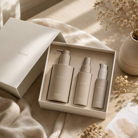 Coffret Cadeau Luxe Soins de la Peau – Emballage Personnalisé en Papier avec Laminage Mat – Kit Cosmétique Écologique Portable pour Crème Visage – Personnalisable