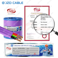 Câble TPS violet homologué JZD SAA/CE/RoHS - Anti-taches pour bâtiments préfabriqués - Fil plat TPS 1,5-16 mm² 3V-90