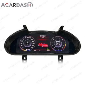ACARDASH Newest UI Generation 2 LCD Digital Cluster Auto Meter for Maserati Granturismo GT GC 2007-2020 with Carbon Fiber