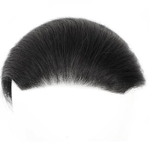 Prótesis Capilar Remy China <span class=keywords><strong>para</strong></span> Hombre, 38mm, Nudo Único, Sin Costuras, Textura Ultrafina Similar al Cuero Cabelludo, Tejida a Mano, 110% de Densidad, Ondas Naturales - Product Image 5