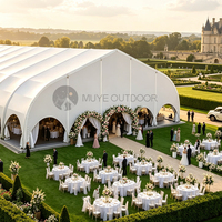 Tente de réception extérieure pour 100 personnes, tente en aluminium TFS pour cérémonie de mariage, fête, événement, banquet dans le jardin