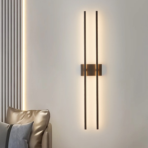 Lampe murale créative minimaliste de luxe 2024 pour salon, fond de télévision, lumière principale, nouveau style, lampes murales de chevet - Product Image 2