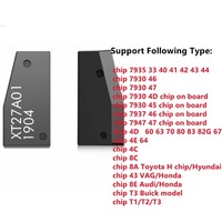 Xhorse 10-100 pièces XT27A VVDI Super Chip Transpondeur XT27A01 Super Chip pour ID46/40/43/4D/8C/8A/T3/47 pour VVDI Mini Key Tool