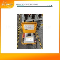 Testeur de résistance d'enroulement CC portable monophasé HVHIPOT DC 10A avec garantie d'un an, tension 220V