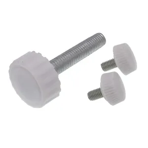 Plastic head Special custom thumb screws with pull rings for toys screw