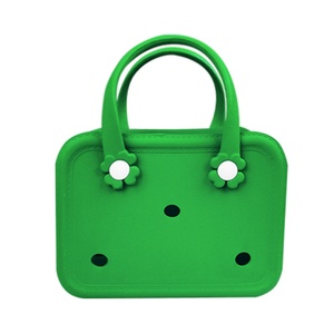 Mini bolso cuadrado de EVA impermeable de lujo, patrón de leopardo a la moda con asas dobles, tamaño pequeño para uso en la playa de viaje para <span class=keywords><strong>niñas</strong></span> - Product Image 6