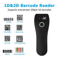 Lecteur de codes-barres portable haute vitesse 1D 2D, mini lecteur de codes QR avec sangle de suspension pour la logistique
