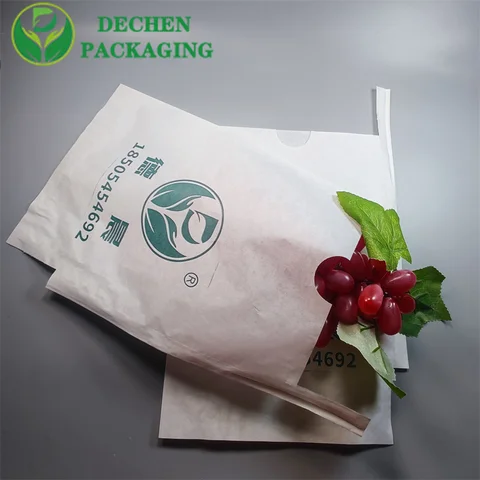 Grape Waterproof Wax Coated Bag Free Samples Growing Paper Bags