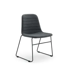 Premium Tunisia Exquisite RoHS Promotion Price Amazon Meeting With Connecter Office Plastic Chairs
