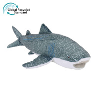 Sac en coton personnalisable ODM, jouet en peluche douce 100 % recyclé et écologique en forme de baleine requin, lesté, décoration d'intérieur, cadeau