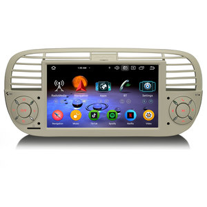 Eu Chứng Khoán erisin es6550fw Android 14.0 IPS DSP SWC GPS xe hệ thống định vị cho Fiat 500/500C/500S Carplay Auto Car đài phát thanh stereo - Product Image 1
