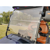 Véhicule électrique tout-terrain 6 places pour parcours de golf, chasse et patrouille en zones protégées, pneus tout-terrain, autonomie 70-90 km, spacieux et sûr