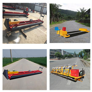 Pavimentadora dividida de eje de tres rodillos de trabajo eficiente, máquina pavimentadora de bordillos de hormigón, pavimentadoras de entrada, cemento - Product Image 4