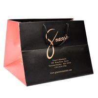 Meilleures ventes, sacs en papier d'emballage classiques de haute qualité, recyclables, écologiques, avec poignée, pour vêtements et accessoires