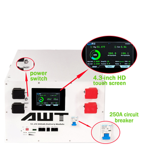 กล่อง DIY สำหรับแบตเตอรี่แบบแนวนอน 16S 48V 51.2v 280Ah 314Ah ของ Polis Warehouse แบบซ้อนได้ สำหรับ BMS 200A 16S 200A 48V - Product Image 1