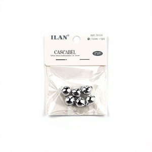 ILAN Cascabel Campanas Plateadas de 14mm, 6 Piezas para Adornos de Ropa - Product Image 2