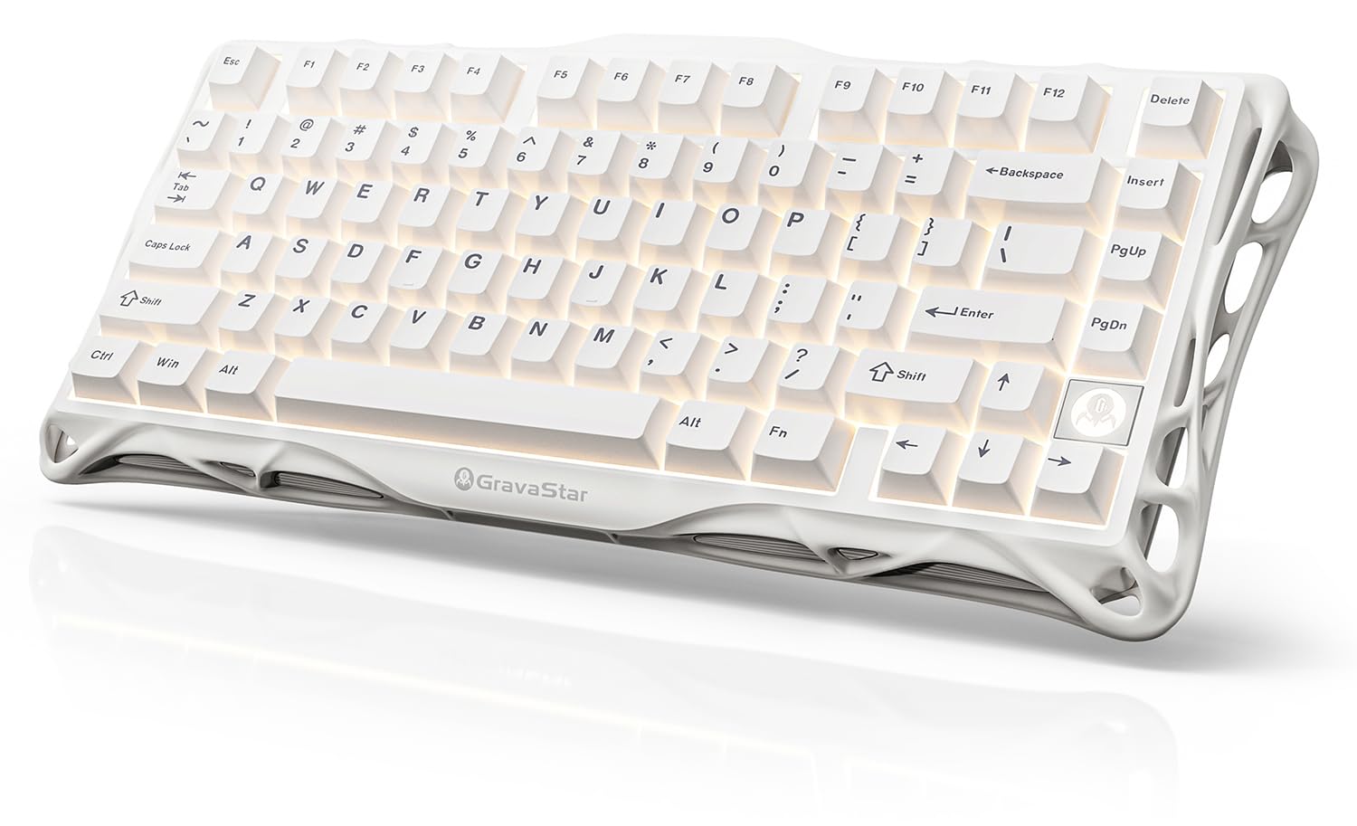 GravaStar Mercury K1 Lite Mechanical Keyboard Wireless Wired Tri