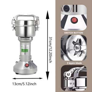 Macinino Elettrico Automatico Portatile Multifunzione per Peperoncino Secco, Erbe, Fagioli, Spezie e Mais - Product Image 2