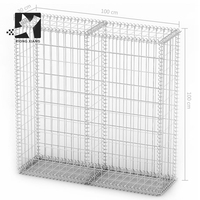 Mur de soutènement en gabions soudés, cage en gabions soudés pour la prévention des chutes de pierres