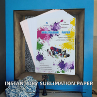 Papier de sublimation à séchage instantané Jigu Digital 100 g/m² A3/A4 pour imprimantes laser OKI HP, impression sur vêtements et tasses