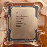 Processeur Intel Core i7-12700K débloqué d'occasion, LGA1700, 12 cœurs, 20 threads, CPU de bureau reconditionné