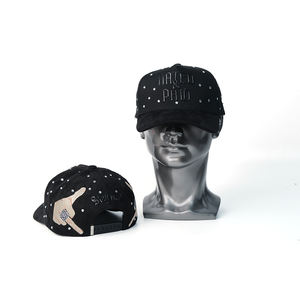 <span class=keywords><strong>Gorra</strong></span> de Béisbol Personalizada OEM y ODM de 5 Paneles con Logotipo <span class=keywords><strong>3D</strong></span>, Forro de Satén y <span class=keywords><strong>Bordado</strong></span> de Gamuza con Diamantes, <span class=keywords><strong>Gorra</strong></span> para Todos Nuestros Haters - Product Image 3