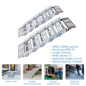 <span class=keywords><strong>Rampe</strong></span> portable Simplywalk, pliable, 500 kg, longueur 1,05 m, panneau latéral robuste, <span class=keywords><strong>rampe</strong></span> extérieure, personnalisation de la marque, ISO 9001 - Product Image 2