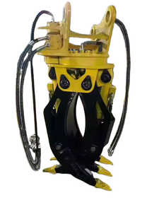 Mini-excavatrice Hanxin, grappin forestier rotatif hydraulique mécanique avec moteur 10 kW, puissance 20 kg, 110V - Product Image 3