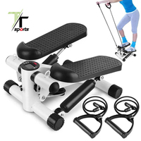 TTSPORTS Stepper multifonctionnel pour exercices aérobiques, mini-stepper elliptique, machine de marche et bandes de résistance
