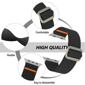 Correa de Reloj de Nailon de 22 mm Compatible con Apple Watch S 11 46MM 49MM, Correa Deportiva Elástica de Bucle Único Resistente al Agua - Product Image 3