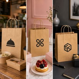 Emballage de produits écologiques durables, autres emballages en papier, sac personnalisé avec poignée, emballage en papier de soie - Product Image 4