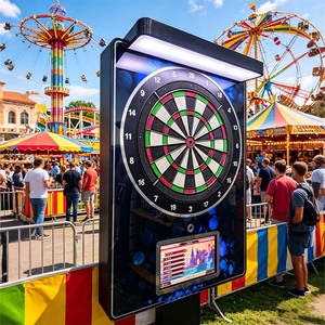 Máquina de Dardos Electrónica Operada con Monedas, Pantalla LED, Línea de Base Ajustable, Juego de Barra Deportiva para Adultos - Product Image 5
