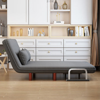 EKL Canapé-lit convertible modulaire 2 1/2-en-1 Chaise longue pour lit sectionnel pour salon Hôtel Chambre Simple Pliant Come