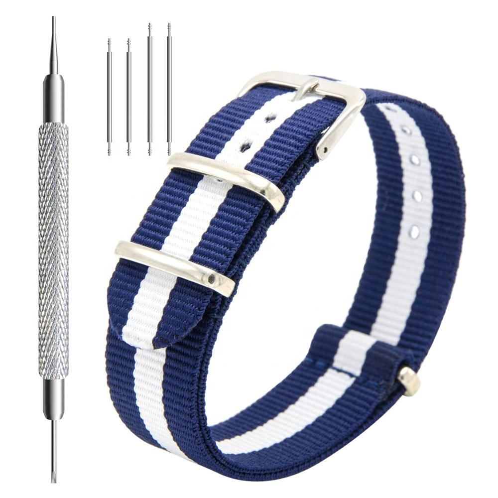 Custom Printed Nylon Watch Strap, Fashion Watch Chain
