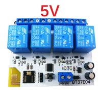 4 Ch DC 5V/12V IOS Android BLE 4.0 5.0 Module relais 2.4G RF Télécommande Module IOT Commande personnalisation Switch Board